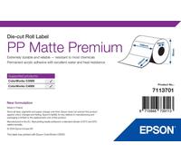 Labels, Epson, Plástico, PP Matte Label Premium, Anchura: 105 mm, Altura: 152 mm, Diámetro: 95 mm, Diámetro del núcleo: 40 mm