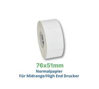 Zebra Z-Perform 1000T 800630-205 etiqueta blanca 76x51mm