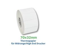 Zebra Z-Perform 1000D 3006308-T etiqueta blanca 70x32mm