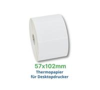 Zebra Rollo de etiquetas Z-Select 2000D papel térmico 57 x 102 mm 12 rollos (original)
