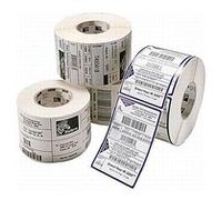 Labels, Zebra, Plástico, PolyE 3100T Gloss, Anchura: 101.6 mm, Altura: 76.2 mm, Diámetro: 200 mm, Diámetro del núcleo: 76 mm