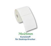 Labels, Zebra, Plástico, Z-Ultimate 3000T, Anchura: 76.2 mm, Altura: 25.4 mm, Diámetro: 127 mm, Diámetro del núcleo: 25.4 mm