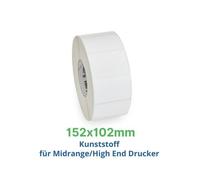 Labels, Zebra, Sintético, Z-Ultimate 3000T Blanco, Ancho: 152,4 mm, Alto: 101,6 mm, Diámetro: 200 mm, Diámetro del núcleo: 76 mm