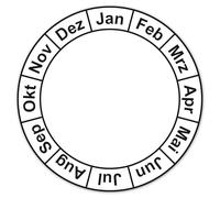 LabelTec LTH016 (10) - Placa base para placas de prueba de 40 mm de diámetro, 40 x 100 m, vinilo adhesivo de prueba de PVC, resistente al agua, etiquetas de prueba autoadhesivas para almacén