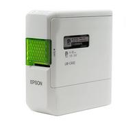 LABELWORKS Epson LW-C410PX Impresora portátil con Bluetooth para el hogar y la oficina, portátil y eficiente, crea etiquetas adhesivas para manualidades y organización, compatible con cinta de diseño,