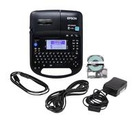 LABELWORKS Epson LW-K740PX - Etiquetadora industrial de mano para oficina, hogar y cuidado de la salud, etiquetas de identificación y organización duraderas personalizadas, kit completo