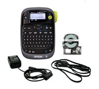 LABELWORKS Epson LW-PX300ADPT - Etiquetadora industrial para oficina con adaptador, etiquetas adhesivas, compatible con etiquetas magnéticas, solo utiliza tubos retráctiles 203 y 205, impresora de