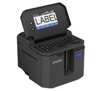 LABELWORKS Epson LW-Z5010PX Industrial Label Maker - Kit completo de impresora con accesorios, rollos de etiquetas a granel PX de 147 pies, impresora de escritorio