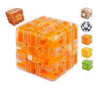 Laberinto 3D De Gran Tamaño: Juguete De Ingenio Entretenido, Rompecabezas De Alta Dificultad, Rompecabezas De Cubo Mágico 3D con Forma De Bola(Style D,2PCS)