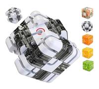 Laberinto 3D De Gran Tamaño: Juguete De Ingenio Entretenido, Rompecabezas De Alta Dificultad, Rompecabezas De Cubo Mágico 3D con Forma De Bola(Style C,2PCS)