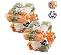 Laberinto 3D Grande, Cubo Laberinto, Bola y Cubo mágico 3D, Juguete antiestrés para aliviar el estrés y desarrollar la lógica, Juego de concentración, Regalo (2 PCS-A)