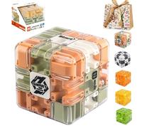 Laberinto 3D Grande - Juguete de ingenio, Rompecabezas de Alta dificultad, Rompecabezas para Entrenar el Cerebro, Juego Educativo de concentración, Regalo para Adultos (Normal)
