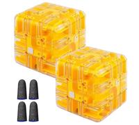 Laberinto 3D Grande: Rompecabezas De Cubo, Juguete De Ingenio, Rompecabezas De Bola De Laberinto 3D, Juego De Mano para Aliviar La Ansiedad En Adultos Y Niños, Entrenamiento Cerebral(2PCS-E)