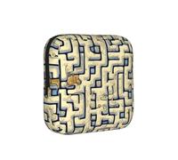 Laberinto - Bolsa de almacenamiento a prueba de períodos con mapa del tesoro, funda de viaje para toallas sanitarias, bolsa mensural discreta para bolso de oficina