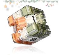 Laberinto Cubo Laberinto 3D For Adultos, Juego De Rompecabezas Laberinto De 8,5 Cm Longitud, Juguete del Entrenamiento Cerebral Conciencia Espacial(A)