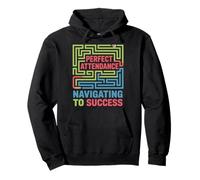 Laberinto de Asistencia Navegando hacia el diseño del éxito Sudadera con Capucha