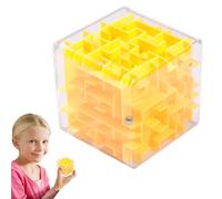 Laberinto de bolas rodantes - Puzzle Cubo Portátil de 10 cm, Juguete interactivo | Juego dimensional para, de clase escolar educativa, Regalos de de vacaciones, Ejercicio de