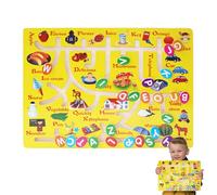 Laberinto de Colores y Números,Aprendizaje Temprano y Formador de Pensamiento Logico,Laberinto Mesa de Correspondencia de Colores y Numeros - para Aula Casa Guardería Viaje Niños Niñas