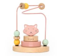 Laberinto de Cuentas de Madera Mrs. Cat de Trixie - Estimula la Motricidad Fina y la Coordinación de Forma Divertida