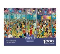 Laberinto de Espejos abarrotado Puzzle De Madera Impermeable Puzzles De 1000 Piezas para Adultos Desafiante Y Estimulante Rompecabezas para Juegos Educativos