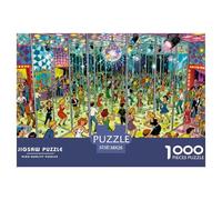 Laberinto de Espejos abarrotado Puzzle De Madera Impermeable Puzzles De 1000 Piezas Regalos para Adultos Imposible Rompecabezas Decoración del Hogar