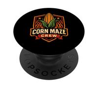 Laberinto de maíz Tripulación Miedo Halloween Laberinto de maíz PopSockets PopGrip Adhesivo