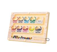 Laberinto magnético colores dígitos,Juguete educativo - Juego de Puzzle Magnético Educativo | Para 3-6 años desarrollo de concentración lógica regalos para calcetines