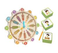 Laberinto Magnético Colores Y Números, Juegos De Puzles Reloj Con Laberinto Magnético, Juguetes Educativos De Madera Para Niños, Juegos De Aprendizaje Sensorial Para La Escuela Infantil A partir de 3