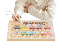 Laberinto Magnético de Colores y Números,de Aprendizaje Magnético - Laberinto de Números y Colores,Regalo para Entrenamiento de Concentración, Lógica y