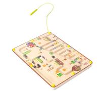 Laberinto magnético de colores y números - Juego educativo de números, curso de perlas magnéticas, desarrolla la movilidad fina para viajar a la guardería