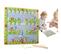 Laberinto Magnético de Letras del Alfabeto,Juguetes Educativos de Madera Portátiles y Divertidos | Actividades Educativas con Puzzle del Alfabeto,para Niños Y Niñas En La Edad Preescolar