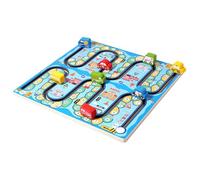 Laberinto numérico de colores - Juego educativo de madera para motricidad fina | Batalla de dos jugadores, juguete conteo para escuelas de guardería y centros infantiles