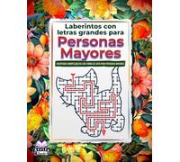 Laberintos con letras grandes para personas mayores: divertidos rompecabezas con forma de gato para personas mayores que potencian la memoria y la ... relajante y entretenido para personas mayores
