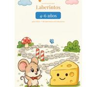 Laberintos para Niños 4-6 Años: 80 Laberintos Divertidos con Soluciones | Cuaderno de Actividades para Desarrollar la Concentración y las Habilidades Motoras