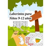Laberintos para niños 9-12 años: variados sopa de letras y sudoku para descubrir, laberintos simples, libro de actividades para niños