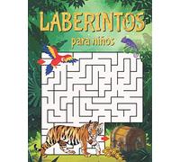 Laberintos para Niños: Libro de Actividades con 40 Divertidos y Educativos Rompecabezas de Laberintos para Niños a Partir de 5 Años