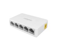 Labgear Conmutador de Red Gigabit Ethernet de 5 Puertos, concentrador Divisor Ethernet de Alta Velocidad, Montaje en Escritorio o Pared, Ahorro de energía, bajo Consumo de energía