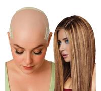 Labhairs Lace-MAX - Gorra de agarre de peluca para mujer, antideslizante, ajustable, mantiene las pelucas sin pegamento en su lugar de forma segura, gorra de encaje HD reutilizable con diadema para