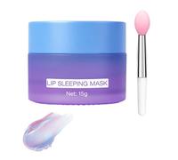 Labial Hidratante, 15g Crema De Doble Color Rellenadora, de Bálsamo Labial con Cepillo de Silicona, Para Mujeres Y Hombres Con Labios Agrietados Cuidado