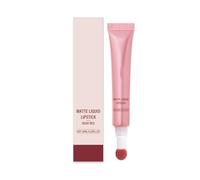 Labial mate, efecto mate resistente al agua y de larga duración, textura ligera, fácil de aplicar, mantiene un maquillaje perfecto, ideal para cualquier ocasión, brillo labial de larga duración