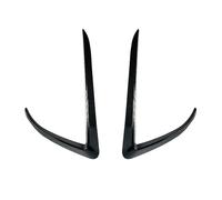 Labio Alerón 1 Par para Tesla para Modelo 3 para Y 2017-2022 2023 Parachoques Delantero Coche Faro Antiniebla Ceja Moldura Cubierta Alerón Cuchilla Difusor Parachoques Delantero(3 Carbon Look)