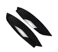 Labio Alerón 2 Piezas para Golf 5 MK5 para GTI R para TSI para TDI 2003-2009 2010 Faros Delanteros Coche Cubierta Párpados Pegatinas Accesorios para Cejas Difusor Parachoques Delantero(Gloss Painted)