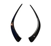 Labio Alerón 2 Uds para CLA X118 180 200 220 260 C118 CLA35 para AMG 2020-2023 2024 Divisores De Alerón De Coche Canards Vents Parachoques Delantero Labio Delantero Spoiler(Gloss Black)