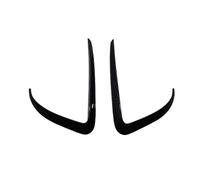 Labio Alerón 2 Uds para Tesla para El Modelo 3 para Y 17-2024 Cubierta Luz Antiniebla Delantera Lámparas Cuchilla Embellecedora Alerón Cuchillo Parachoques Delantero Spoiler(3 Carbon Look)