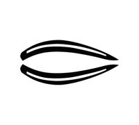 Labio Alerón para Serie 5 E60 520i 520d 530i 530d 535i para M5 2003-2009 2010 Faros Delanteros Párpados Cejas Tapas Spoiler Bodykit ABS Difusor Parachoques Delantero(Gloss Black)