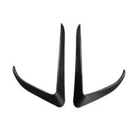 Labio Alerón para Tesla para Modelo 3 2017-2023 Cubierta Luz Antiniebla Delantera Lámparas Moldura Hoja Alerón Cuchilla Parachoques Kits Carrocería Ajuste Delantero Spoiler(Carbon Look)