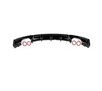 Labio de carrocería Difusor de Escape para Parachoques Trasero y alerón Compatible con BMW Serie 3 F30 F31 F35 Compatible con M Compatible con Sport 2012-2019 Labio Protector(Gloss Black 00-00)