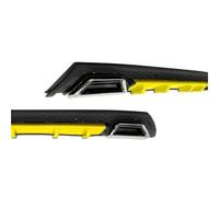 Labio de carrocería Kit de Deflector de alerón de plástico ABS para Renault Megane 4 HB(Model 8)