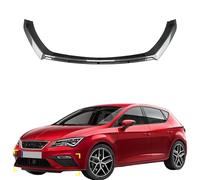 Labio de Parachoques Delantero para Seat Leon MK3.5 2017 2018 2019,Alerón de Labio Delantero,Anti Colisión Parachoques Spoiler Body Kit,Piezas Modificación,Carbon Look