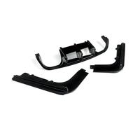 Labio de parachoques trasero de estilo de coche Compatible con BMW E92 Coupe E93 Convertible M3 2008-2013 difusor de alerón parachoques trasero placa protectora inferior(Carbon fiber)